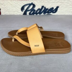 Size 8 - Reef Women's Sandals Cushion Sol Brown Casual Comfort Summer Beach